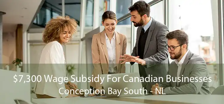 $7,300 Wage Subsidy For Canadian Businesses Conception Bay South - NL